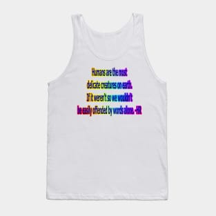 Humans Tank Top